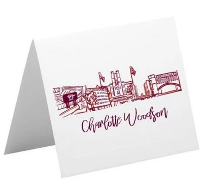 a white notecard