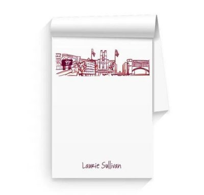 a white notepad