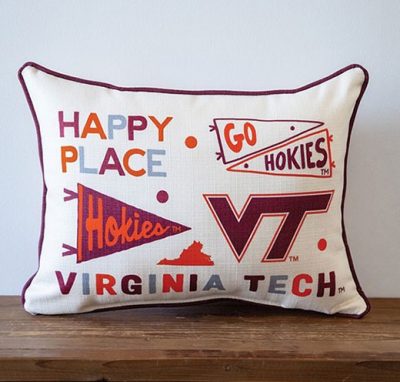 a graphic pillow