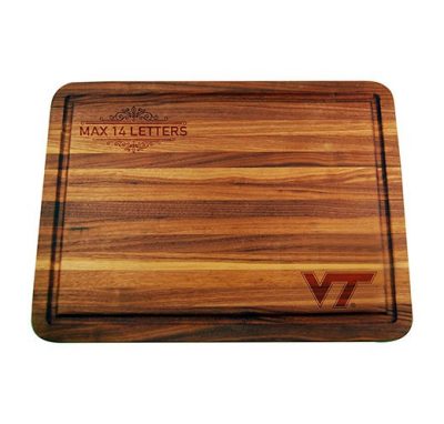 a wooden cutting board