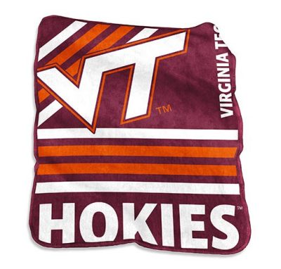 a graphic throw blanket
