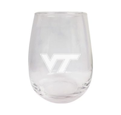 a VT-etched stemless glass