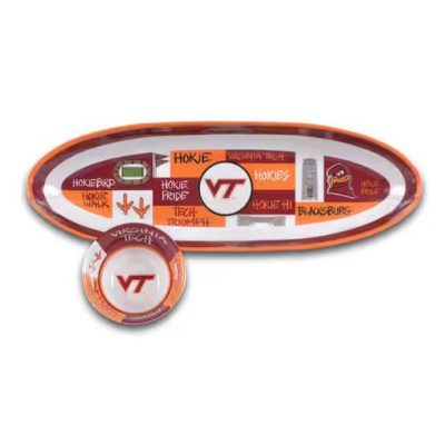 serving platter with bowl