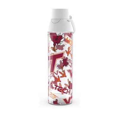 a logoed tumbler