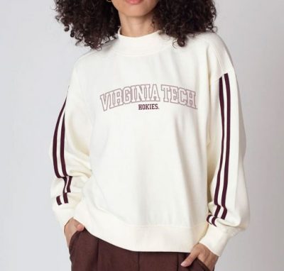 an off-white sweater