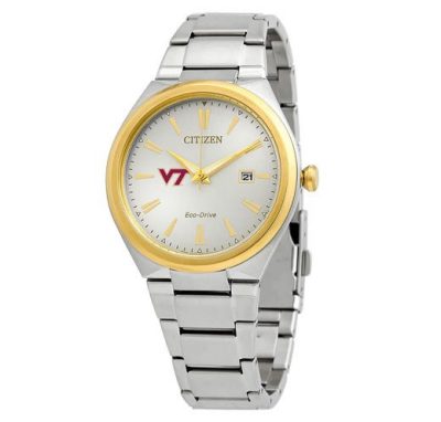 a silver plated watch