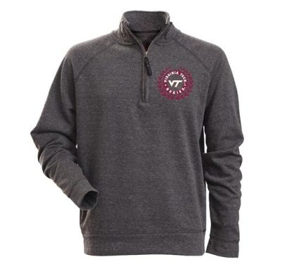 a grey sweater