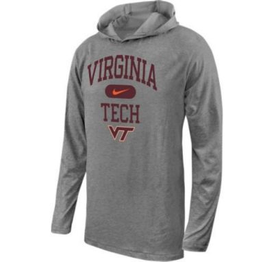 a grey hoodie