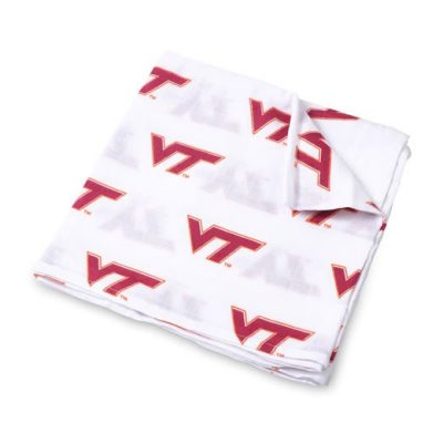a logo print blanket
