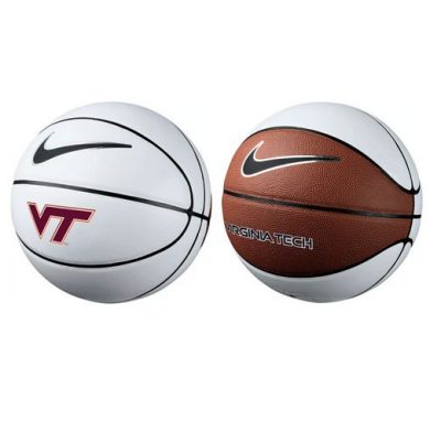 a basketball with white sides