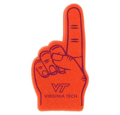 a small foam finger