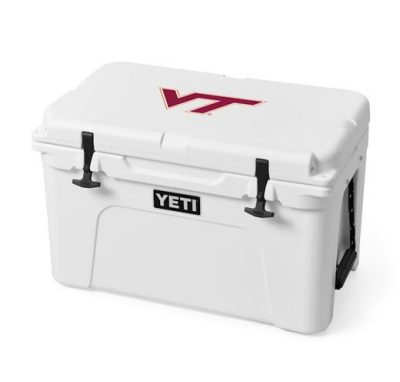 a whie hard cooler