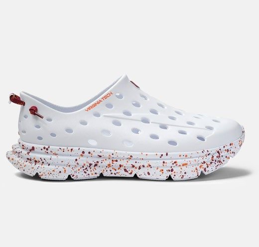 a white rubber shoe