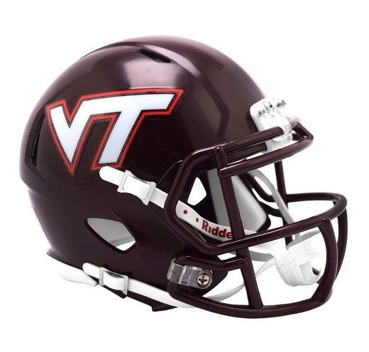 a replica football helmet