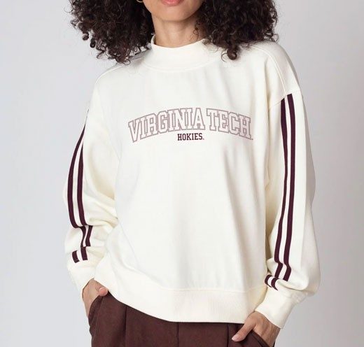 an off-white sweater