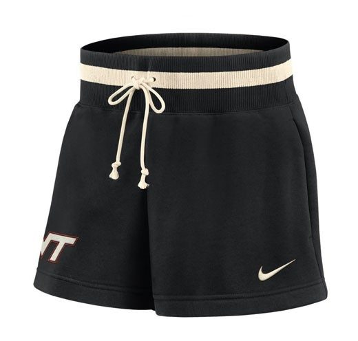 a pair of black shorts