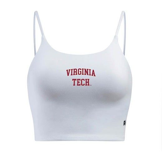 a white bra tank top