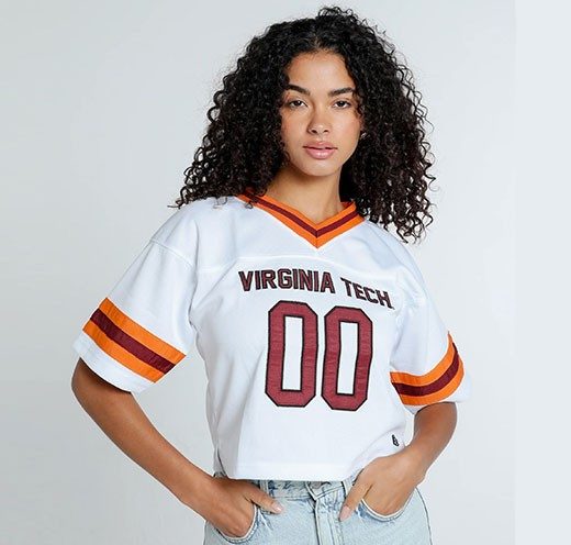 a white football jersey