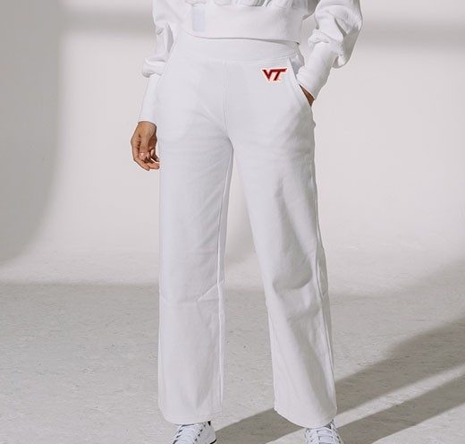 a pair of white pants