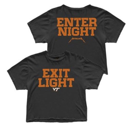 a black graphic tee shirt