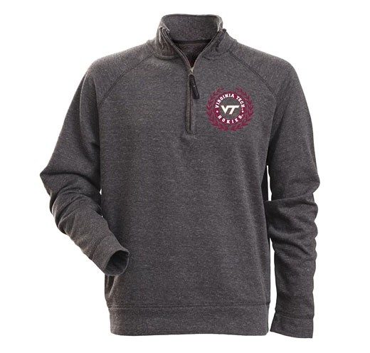 a grey sweater