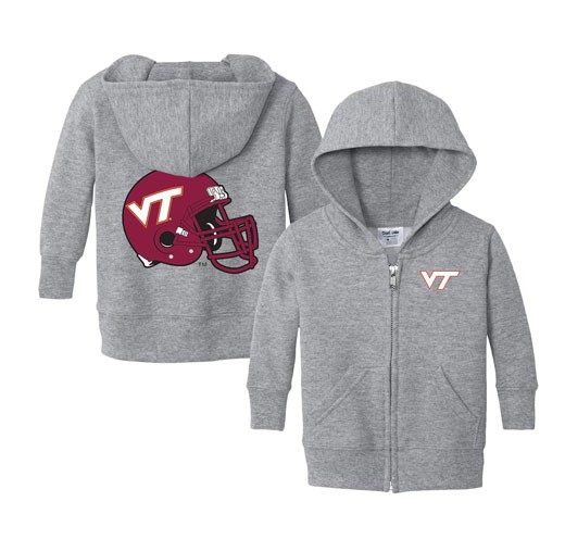 a grey hoodie